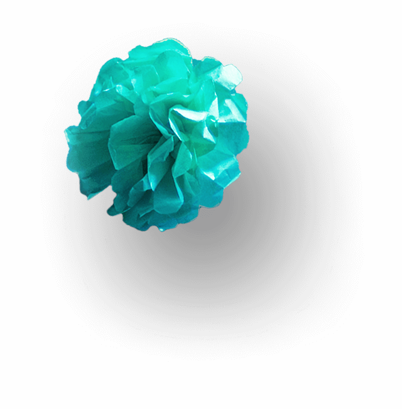 teal-flower